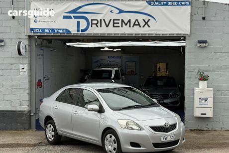 Silver 2010 Toyota Yaris Sedan Yrs