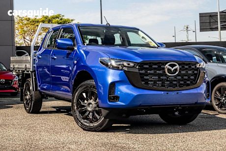 Blue 2024 Mazda BT-50 Ute Tray XT R