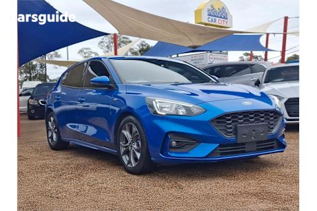 Blue 2019 Ford Focus Hatch ST-LINE F