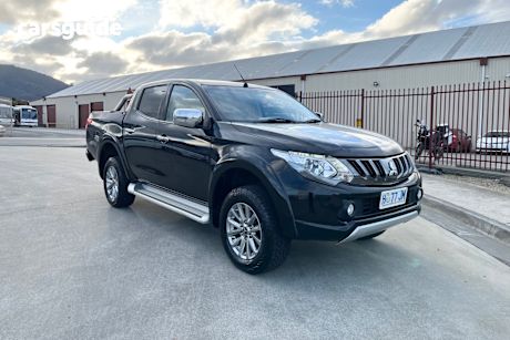 Black 2018 Mitsubishi Triton Dual Cab Utility Gls (4X4)