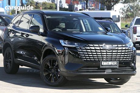 Black 2025 GWM Haval H6 Wagon Ultra Hybrid