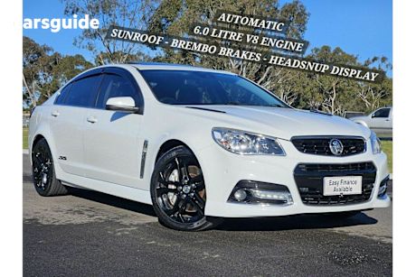 White 2015 Holden Commodore Sedan Ss-V Redline