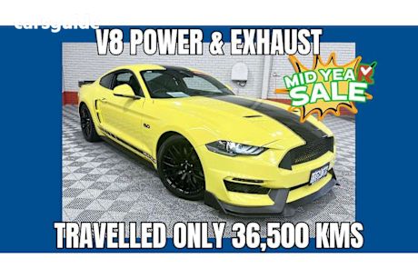 Yellow 2021 Ford Mustang Fastback Gt 5.0 V8