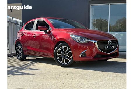Red 2017 Mazda 2 Hatchback Genki