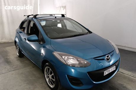 Blue 2011 Mazda 2 Hatchback Neo