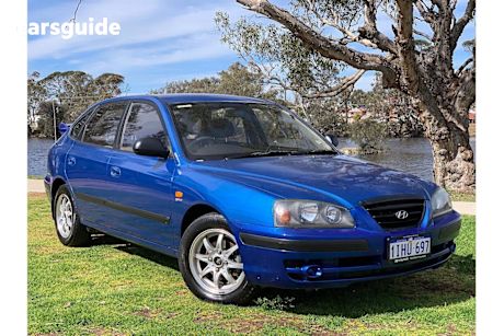 Blue 2004 Hyundai Elantra Hatch ELITE F