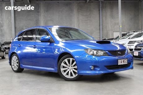 Blue 2008 Subaru Impreza Hatchback Wrx (Awd)