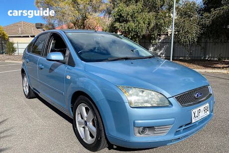 Blue 2006 Ford Focus Hatchback Lx