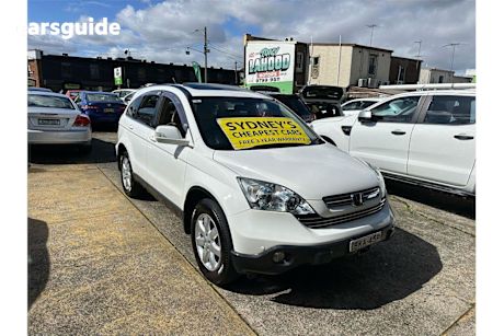 White 2009 Honda CR-V SUV LUXURY 4X4