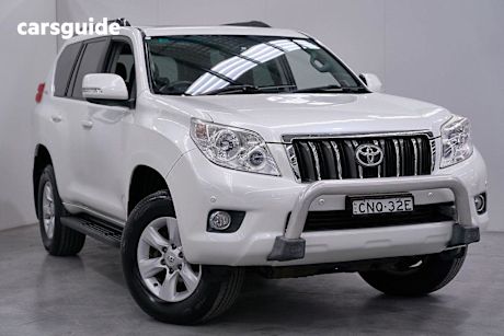 White 2013 Toyota Landcruiser Prado SUV VX 4X4
