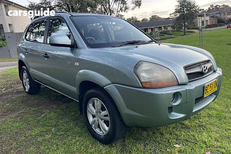 Blue 2009 Hyundai Tucson Wagon City Sx