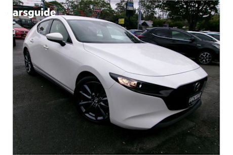 White 2019 Mazda 3 Hatchback G20 Touring