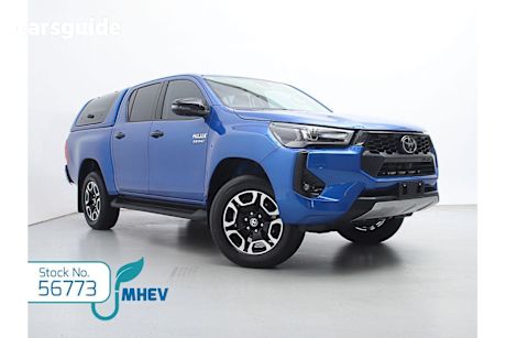 Blue 2024 Toyota Hilux Double Cab Pick Up Sr5 48V (4X4)
