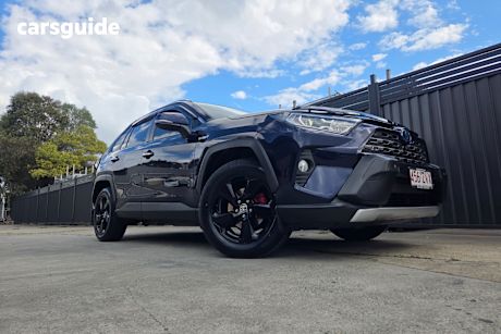 Blue 2020 Toyota RAV4 Wagon Cruiser (Awd) Hybrid