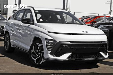 White 2024 Hyundai Kona Wagon N Line