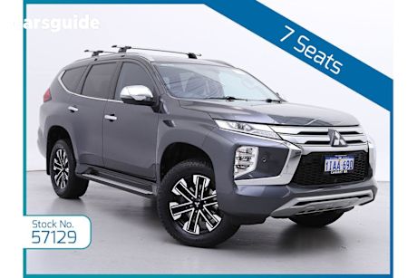 Blue 2021 Mitsubishi Pajero Sport Wagon Exceed (4X4) 7 Seat
