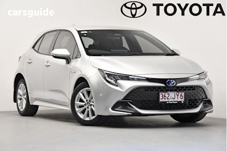 Silver 2024 Toyota Corolla Hatchback Ascent Sport Hybrid