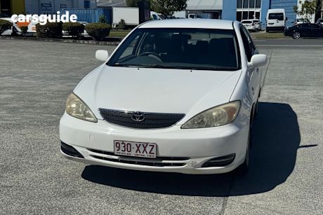 White 2003 Toyota Camry Sedan Ateva