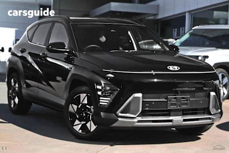 Black 2025 Hyundai Kona Wagon Hybrid Premium Sunroof