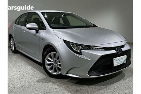 Silver 2022 Toyota Corolla Sedan ASCENT SPORT HYBRID F