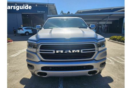 Silver 2023 Ram 1500 Crew Cab Utility Laramie Sport Rambox Mhev