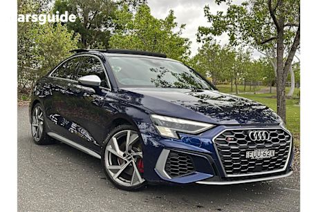 Blue 2022 Audi S3 Sedan 4WD