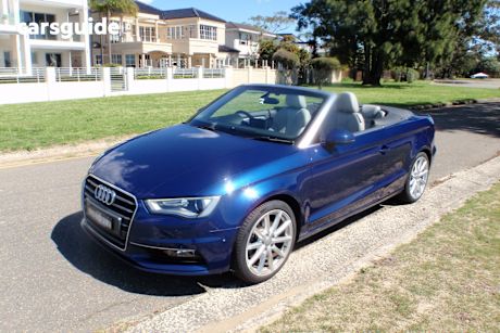 Blue 2015 Audi A3 Cabriolet 1.8 Tfsi Ambition