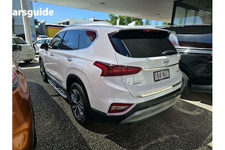 White 2020 Hyundai Santa FE Wagon Highlander Crdi Blk-Bge (Awd)