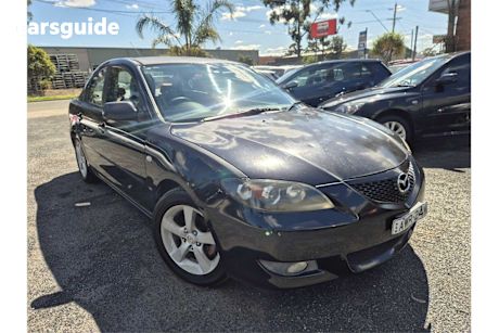 Black 2005 Mazda 3 Sedan Maxx Sport