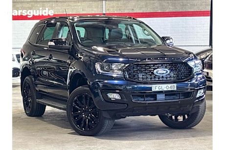 Blue 2022 Ford Everest SUV SPORT 4X4