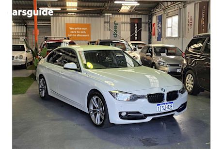 White 2013 BMW 320D Sedan