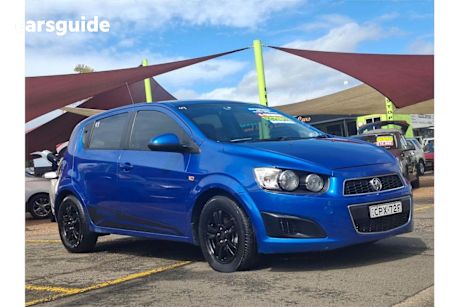 Blue 2013 Holden Barina Hatchback Cd
