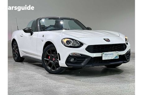 White 2017 Abarth 124 Sedan SPIDER R