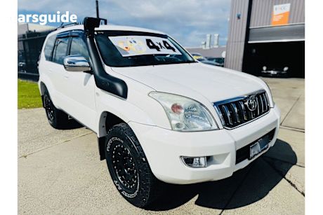 White 2005 Toyota Landcruiser Prado Wagon Gxl (4X4)