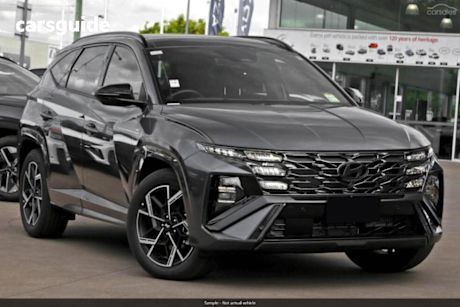 Grey 2024 Hyundai Tucson Wagon Premium N Line Hybrid (Awd)