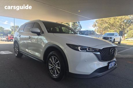 White 2023 Mazda CX-8 Wagon G25 Touring (Fwd)