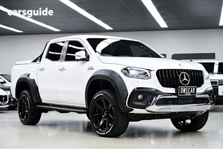 White 2018 Mercedes-Benz X Ute Tray X350D POWER 4X4