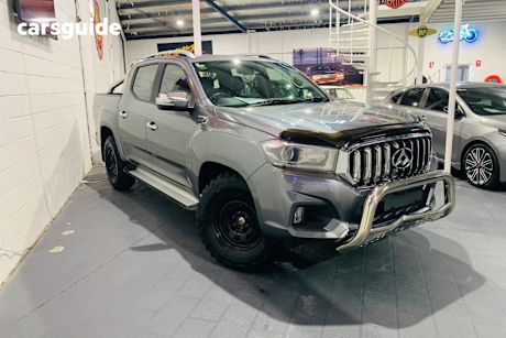 Grey 2017 LDV T60 Double Cab Utility Luxe (4X4)