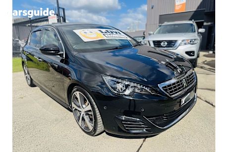 Black 2016 Peugeot 308 Hatchback Gt Hdi