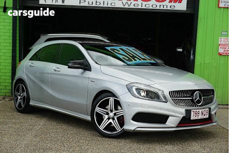 Silver 2014 Mercedes-Benz A-CLASS Hatch A250 SPORT F