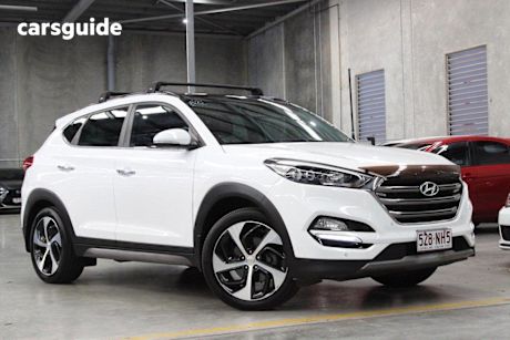 White 2016 Hyundai Tucson Wagon Highlander (Awd)