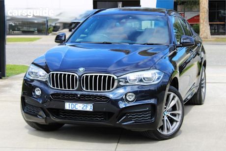 Black 2015 BMW X6 Coupe Xdrive 40D