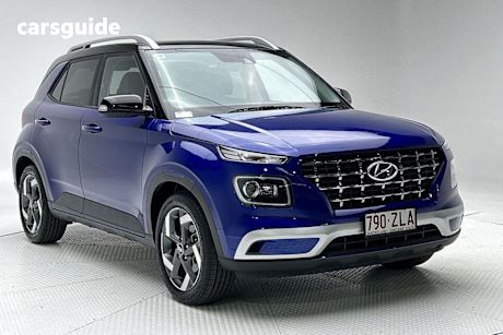 Blue 2019 Hyundai Venue Wagon Elite (Grey Interior)