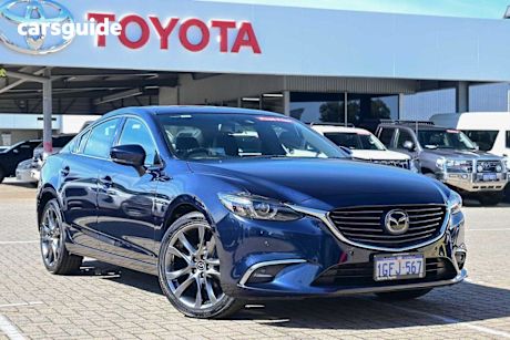 Blue 2017 Mazda 6 Sedan Atenza