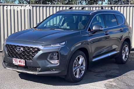 Silver 2018 Hyundai Santa FE Wagon Highlander Crdi (4X4)