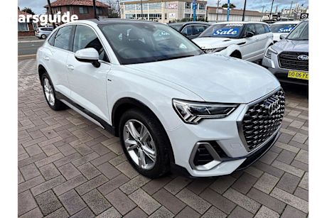 White 2023 Audi Q3 Sportback 35 Tfsi S Line
