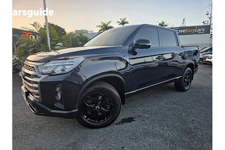 Blue 2021 Ssangyong Musso Ute Tray ULTIMATE 4X4