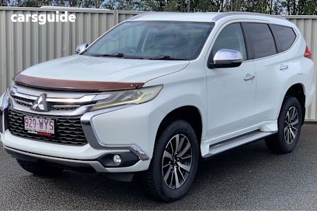 White 2016 Mitsubishi Pajero Sport Wagon Gls (4X4) 7 Seat
