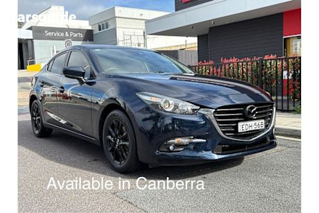 Blue 2017 Mazda Mazda3 Sedan TOURING F