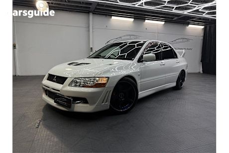 White 2001 Mitsubishi Lancer Sedan EVOLUTION VII